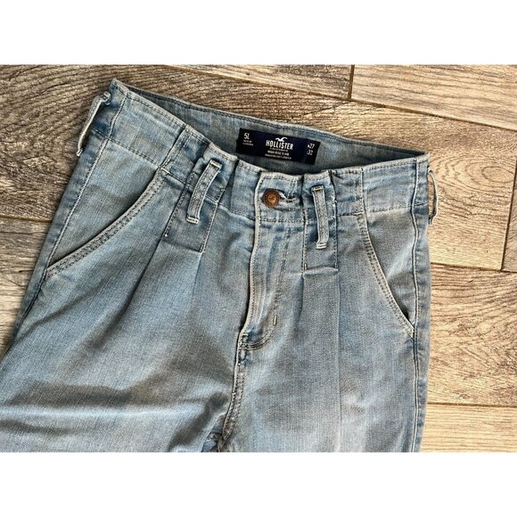 Hollister High Rise Flare Denim Jeans 5L 5 Long Boho Hippie 27 x 33 Baggy 27x33 - Picture 6 of 9